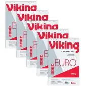 Viking Flipchart-Papier Weiss 80 g/m² 65 x 98 cm 5 Stück à 50 Blatt