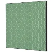 SHOWDOWN Textile Wanddekoration Hexagon Mehrfarbig Aluminium