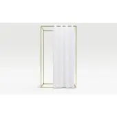 Como Ösenschal Wellen , weiß , Maße (cm): B: 140 H: 245