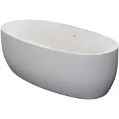TroniTechnik Freistehende Badewanne DOKOS Maße ca. 180 x 100 x 60cm Wanne - Füllmenge 210 Liter, aus Acryl mit Siphon