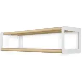 Vonbox - Wandgarderobe Stixx, Esche natur / weiß