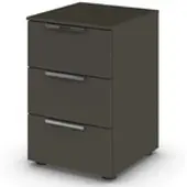 Sconto Nachttisch Flipp ¦ schwarz ¦ Maße (cm): B: 40 H: 61
