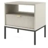 Möbel Kraft Nachtkommode ¦ beige ¦ Maße (cm): B: 54 H: 56