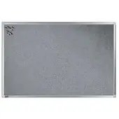 Dots Textil-Pinnwand 90 x 60 cm grau