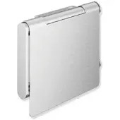 Hewi System 900 WC-Papierhalter 900.21.005XA Edelstahl matt geschliffen, mit Deckel