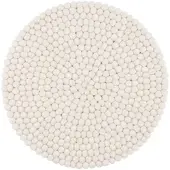 Myfelt - Linéa Sitzauflage Ø 36 cm, naturweiß