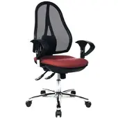 Topstar Bürostuhl »Open Point SY Deluxe« mit Armlehnen rot