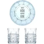Nachtmann Whiskyglas mit Gravur Nach Voll Kommt Leer, 2er Set