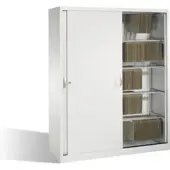 C+P Schiebetürenschrank Acurado, H1950xB1600xT500mm, Front Lichtgrau, Korpus Lichtgrau (2150-60)