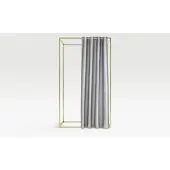 Como Ösenschal ¦ silber ¦ Synthetik ¦ Maße (cm): B: 140 H: 245