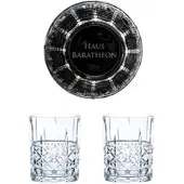 Nachtmann Game of Thrones Whiskygläser Set Haus Baratheon, 2 Whisky-Tumbler
