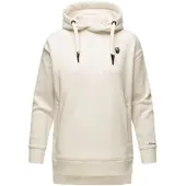 NAVAHOO Damen Kapuzensweatshirt Kuscheliger Hoodie mit Oversize Look Silberengelchen