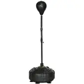 SPORTNOW Punchingball 145-180cm höhenverstellbarer Standbox-Trainer mit Saugnapf