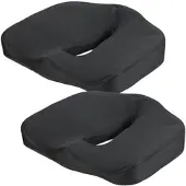 Newgen medicals 2 ergonomische Memory-Foam-Sitzkissen für Auto, Schreibtisch u.v.m.