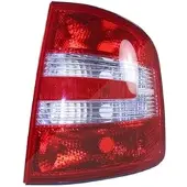 BESTPRICE Heckleuchte, Blinker weiß, ohne Lampenträger [Hersteller-Nr. 31478331] für Skoda