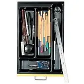 Bisley Schubladeneinsatz Multidrawer Schwarz 233 x 363 x 51 mm