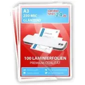 L24 Laminierfolien A3, 2 x 250 Mic, glänzend