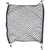 Lescars Universal-Kofferraum-Gepäcknetz, 70 x 70 cm, dehnbar auf 105 x 105 cm