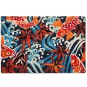 Excelsa Fußmatte Kimono Kokosnuss 60x1,5x40 cm Bunt