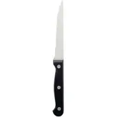 Gastronoble Olympia Steakmesser | mit schwarzem Griff | 21,5cm | 24 Messer