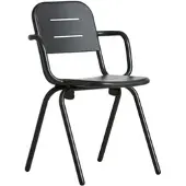 Woud - Ray Café Armchair, charcoal