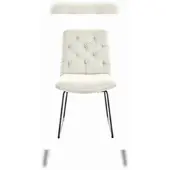 KAWOLA Stuhl NEW CHARME Esszimmerstuhl Cord weiß