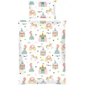 Bestgoodies Kinder Betten-Set inkl. Bettwäsche 100x135cm / 40x60cm - Prinzessin