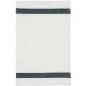 Feiler Handtücher Exclusiv mit Chenillebordüre Gästetuch 30x50 cm | grau - grau