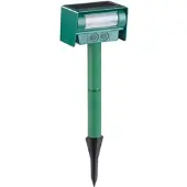 ROYAL GARDINEER Ultraschall-Tierschreck gegen Hunde, Nager & Co., Solar, PIR-Sensor