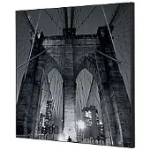 SHOWDOWN Textile Wanddekoration New York Manhattan Mehrfarbig Aluminium