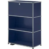 USM United Soft USM Haller E Regal Highboard mit Licht Stahlblau