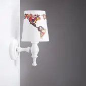 Fifi Studio Wandleuchte Weltkarte Blumen