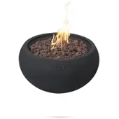 Elementi Feuertisch York Faserbeton Schwarz