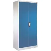 OTTO Office Stahlschrank mit Flügeltüren 93 x 195 cm blau, 93x195x40 cm