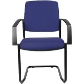 Topstar Besucherstuhl B to B 20 BB300A G26 mit Armlehnen blau
