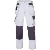 TeXXor Handwerker Bundhose PANAMA, Canvas, weiß/grau 4311,4312,4314,4317 , 1 Stück, Größe: 24