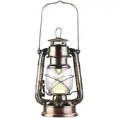 Lunartec Ultra helle LED-Sturmlampe, Batterie, 200lm, 3W, warmweiß, bronze