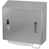 Ophardt hygiene SanTRAL CPU 2 Schaumseifen- und Handtuchpapierspender 1419949 , Edelstahl, geschliffen, R E/D
