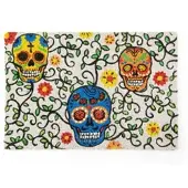 Excelsa Fußmatte Calavera Kokosnuss 60x1,5x40 cm Bunt