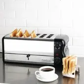 Rowlett Esprit Toaster 6 Schlitze Schwarz