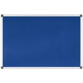 BI-Office Pinnwand Maya FA3843170 Aluminiumrahmen Filz 120x120cm blau