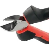 Holex Langbeckzange oval-spitz blank mit Griffhüllen Länge 160 mm