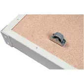 Eichner Flexo-Board Wandprofil, für Planungstafel Flexo, L 2300 mm, Aluminium