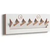 AMBIVALENZ - Fläpps Garderobe Monsterhäng 60 x 20 cm, weiß