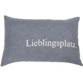 David Fussenegger Kissenhülle Silvretta 'Lieblingsplatz' 40 x 60 cm (Farbe: Gelb)
