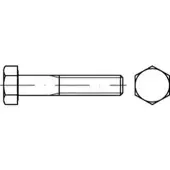 Industrial Quality Supplies Sechskantschraube ISO 4014 m.Schaft M 16 x 90 10.9 galvanisch verzinkt