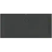 Bette rechteck Duschwanne „BetteUltra“ 1700 × 800 mm ohne Oberflächenbeschichtung, ohne Oberflächenveredelung, ohne Wannenträger, in Schwarz