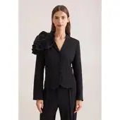 Seidensticker Jackenblazer , Damen, Gr. 34, schwarz, 99% Viskose, 1% Elasthan, unifarben, Blazer Jackenblazer