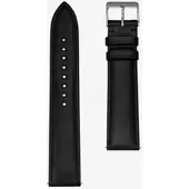 Sternglas - STRAP - Lederarmband - modena schwarz - silber / 20 MM