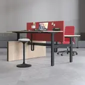 Rbuta 2 Personen Schreibtisch Tiboun Doppelarbeitsplatz höhenverstellbar
